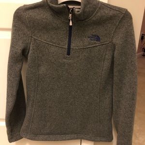 North Face 1/3 zip up
